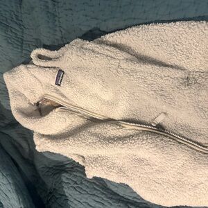 Patagonia White Fleece Vest